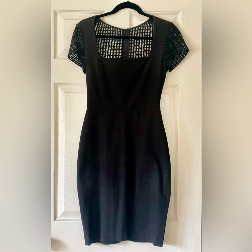 Banana Republic Black Fitted Dress
